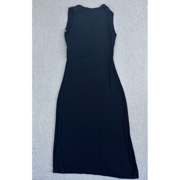 KIRAGRACE Dress size Medium Wrap Yoga Sleeveless Mimimalist USA Made - Picture 2 of 16